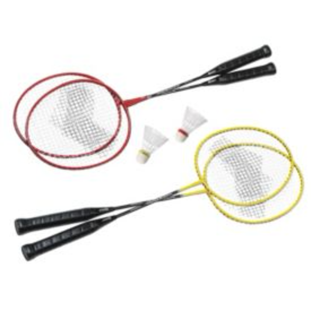 Quest 4 Player Badminton Racquet Set