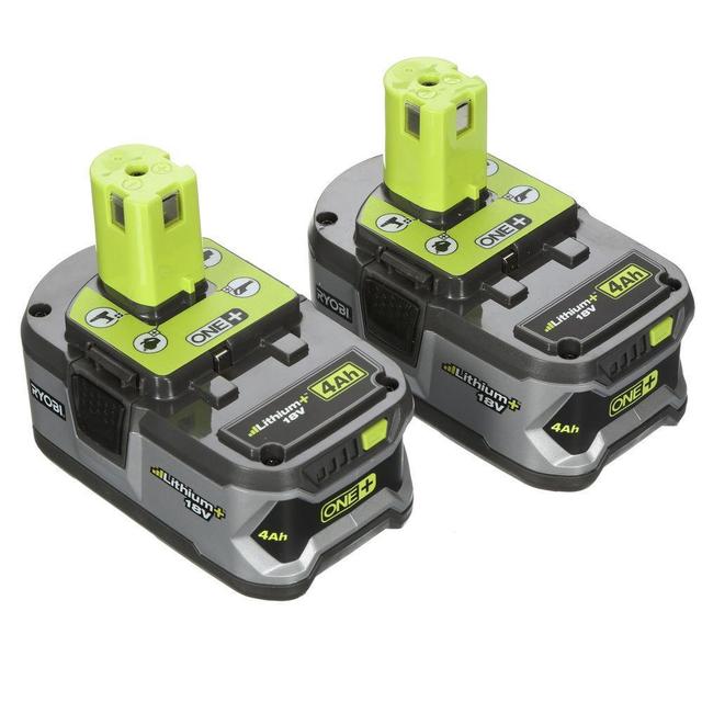 18-Volt ONE+ Lithium-Ion High Capacity Lithium+ Battery Pack 4.0Ah (2-Pack)