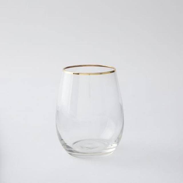 Stemless Glassware (Set of 4): Wine Glasses