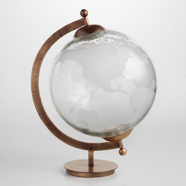 Etched Glass Globe
