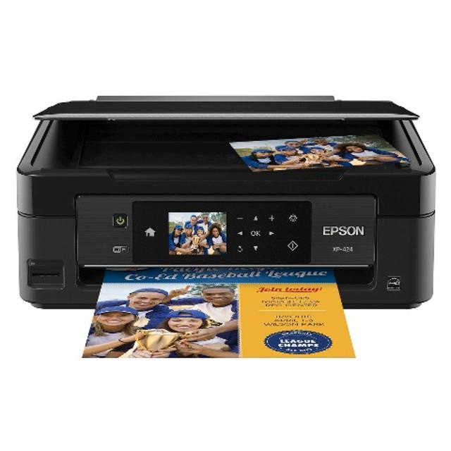 Epson Expression Home XP-424 Wireless Color Photo Printer with Scanner, Copier - Black