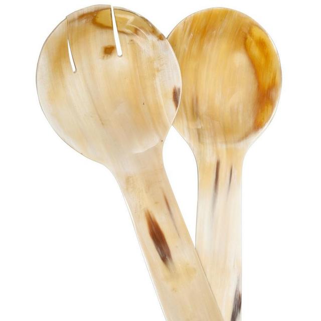 Horn Salad Serving Set
