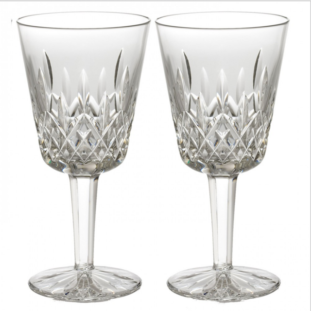 By WaterfordClassic Lismore Goblet, Pair
