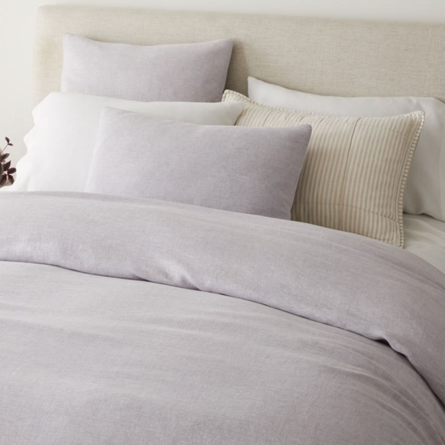 West Elm European Flax Linen Duvet Cover & Shams