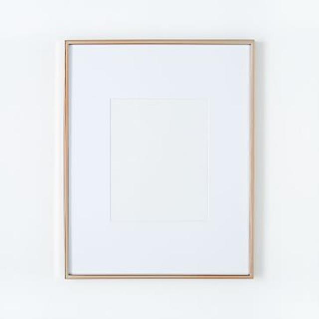 Gallery Frame, Polished Rose Gold, 15.5" X 19.5"