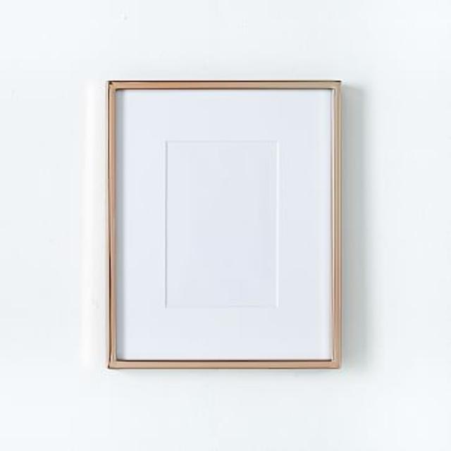 Gallery Frame, Polished Rose Gold, 8.5" X 10.5"