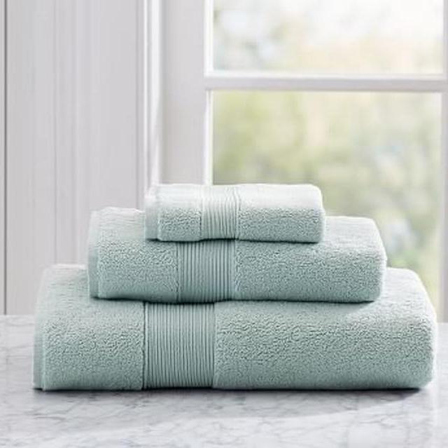 PB Classic 820-Gram Weight Washcloth, Porcelain Blue