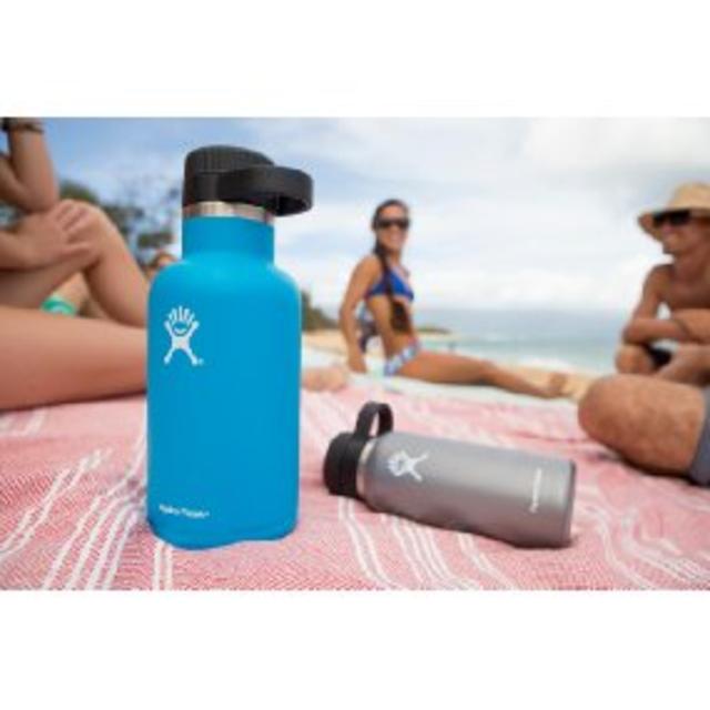Hydro Flask Insulated Stainless Steel Wide Mouth Water Bottle and Beer Growler