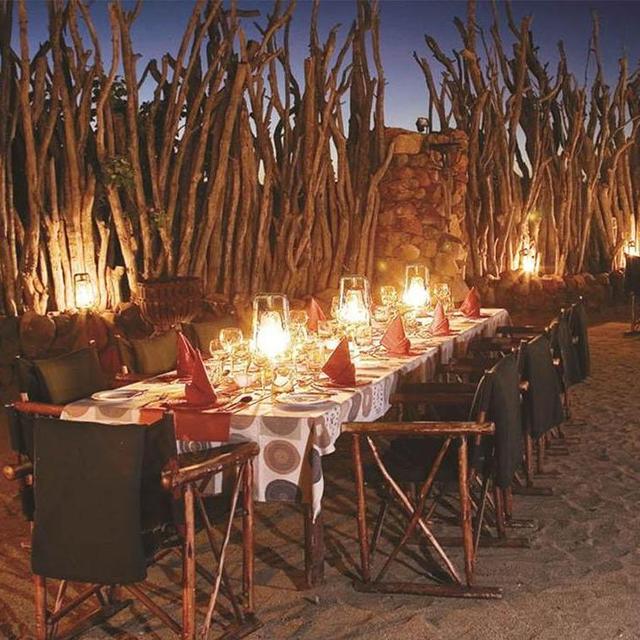 Dinner in Botswana