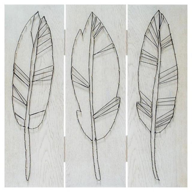 Leaves String Art