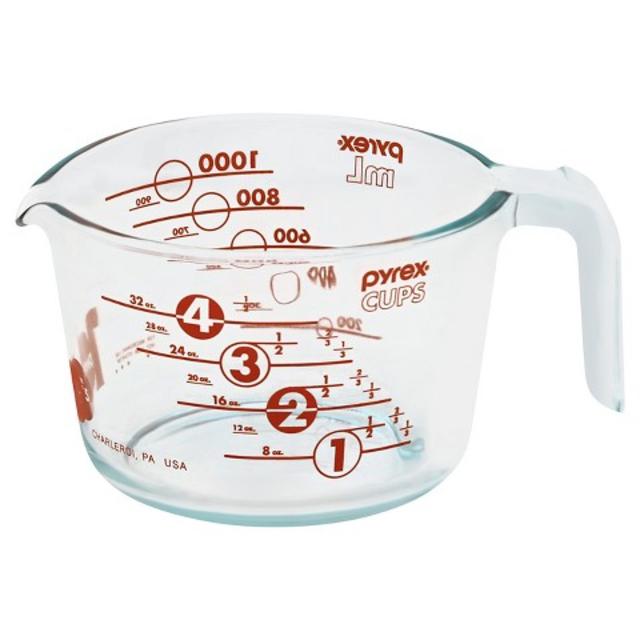Pyrex 100 Year Measuring Cup 4 Cup - Red