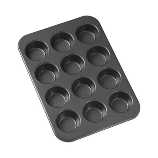 Wilton 12 Cup Muffin Pan - Gray