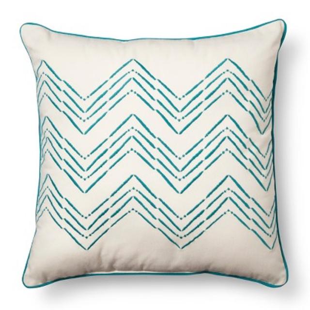 Room Essentials™ Embroidered Chevron Toss Pillow