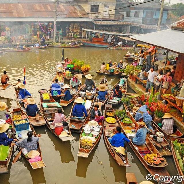 Trip to Bangkok Floating Markets