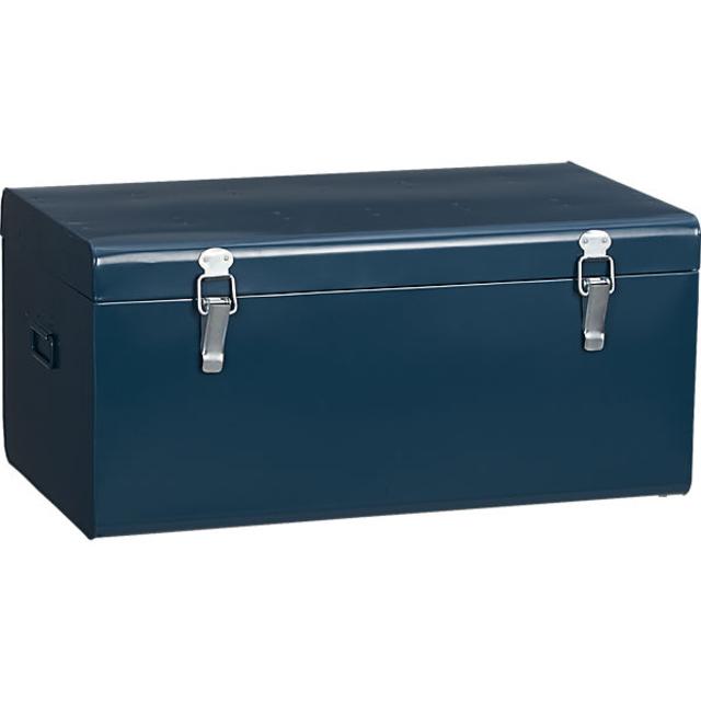versus blue-green galvanized trunk