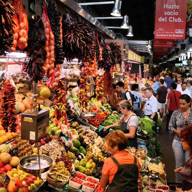Market Shopping in Barcelona