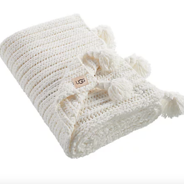 UGG® Rhodes Throw Blanket in Snow
