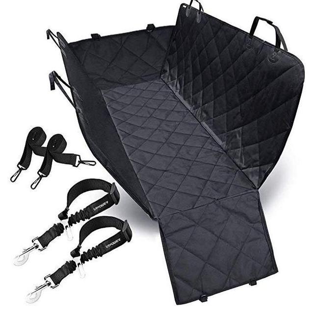 URPOWER 100%Waterproof Dog Seat Cover Car Seat Cover for Pets Seat Cover Hammock Heavy Duty Scratch Proof Nonslip Durable Soft Pet Back Seat Covers for Cars Trucks and SUVs