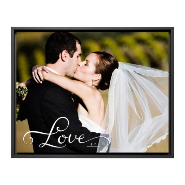 Hand-Lettered Love Canvas Print