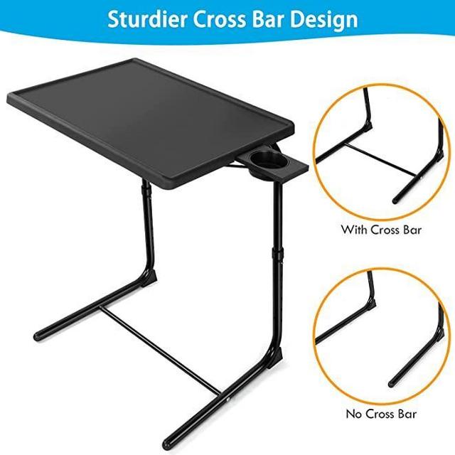 Adjustable TV Dinner Tray Tables (Set of 2)
