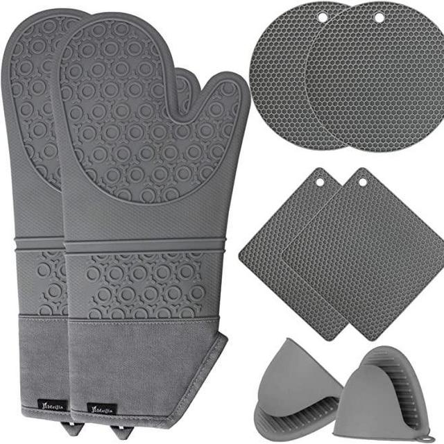 Jumeijia Oven Mitts and Hot Pads Set