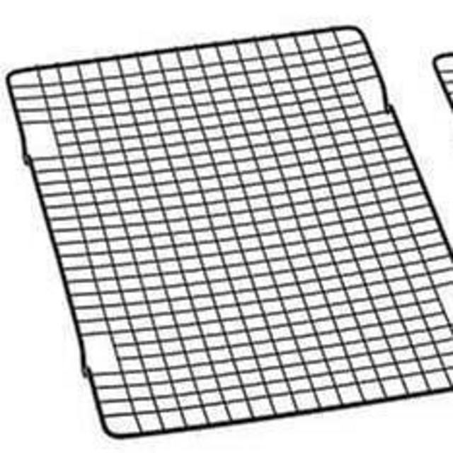 Baker's Secret 1061483 10-by-16-Inch Nonstick Cooling Rack, Set of 2