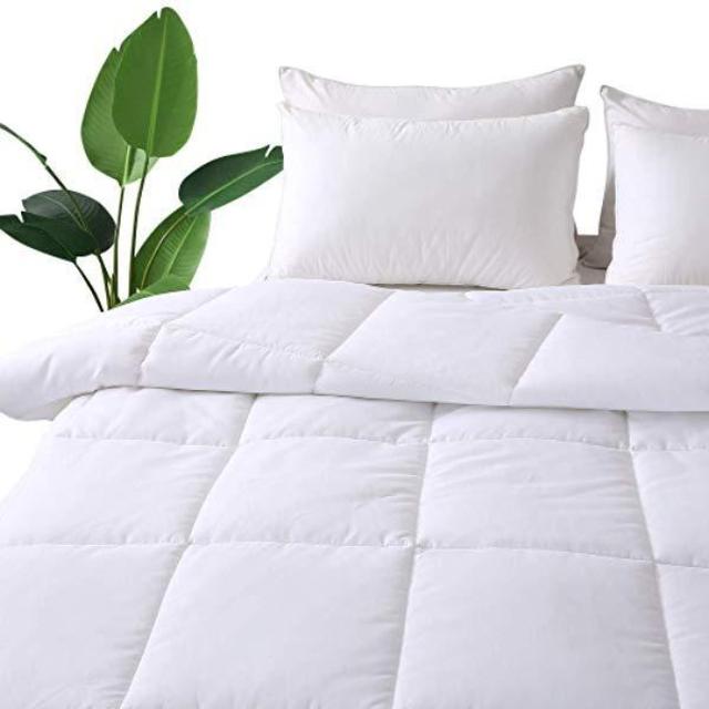 White comforter