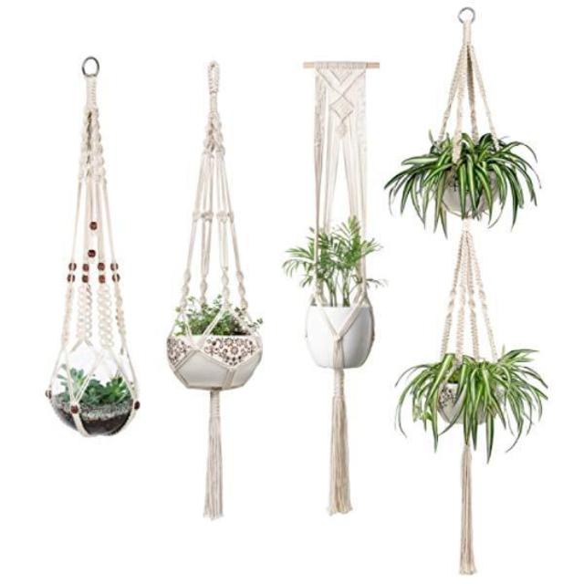Macrame plant holders
