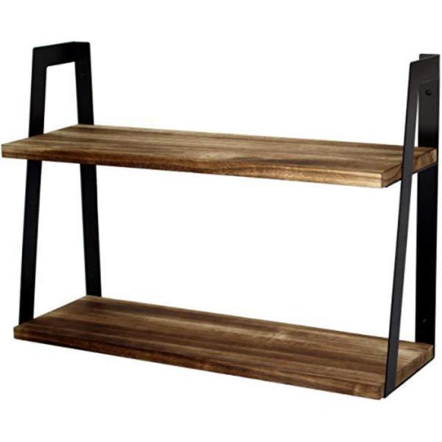 2 tier floating shelf