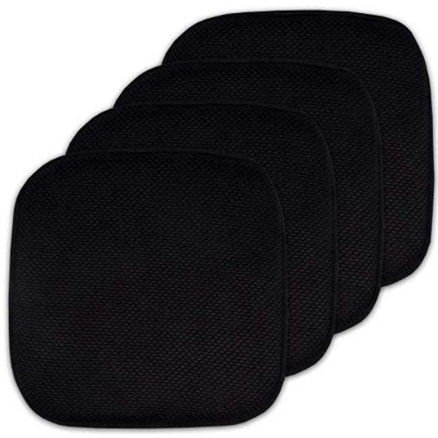 Black memory foam seat cushions