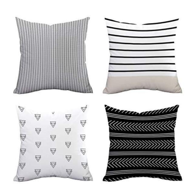 4 modern pattern trow pillow cases