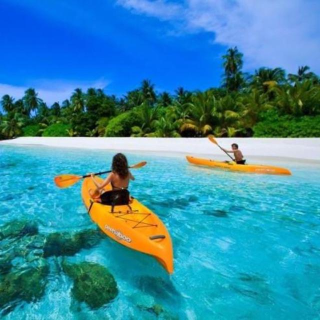 Kayaking - Paddle away towards the sunset