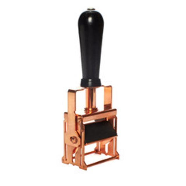 Self-Inking Stamp: Copper + Black