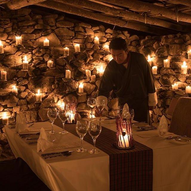 Potato Shed Dinner - Honeymoon in Bhutan
