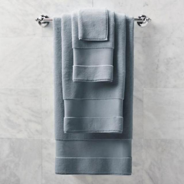 Resort Cotton Hand Towel, Chambray