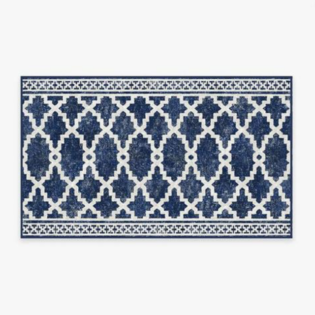 Outdoor Cleo Trellis Royal Blue Rug - 3' x 5'