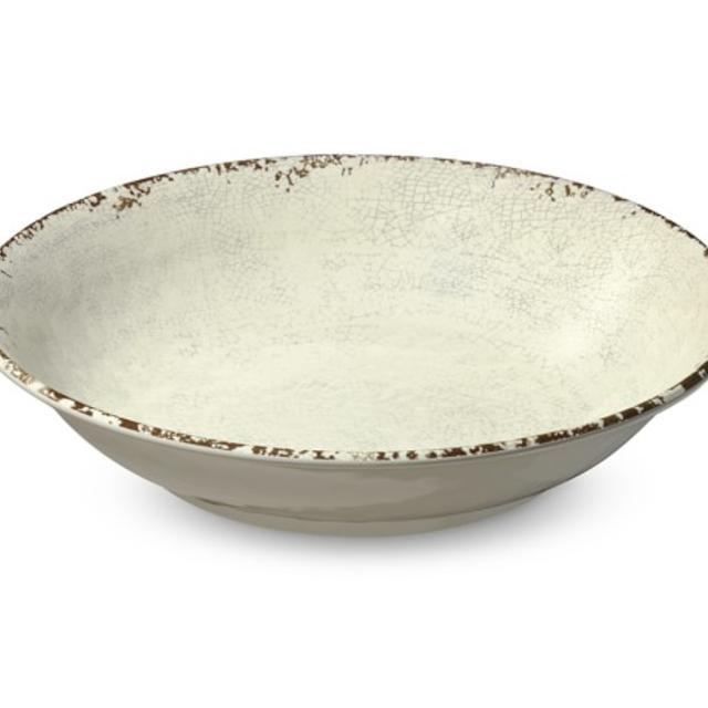 Rustic Melamine Serving Bowl