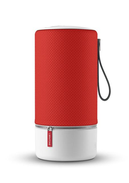 Libratone ZIPP Portable Multi-Room Wireless Speaker with WiFi + Bluetooth + Airplay & 360° Sound (Victory Red)