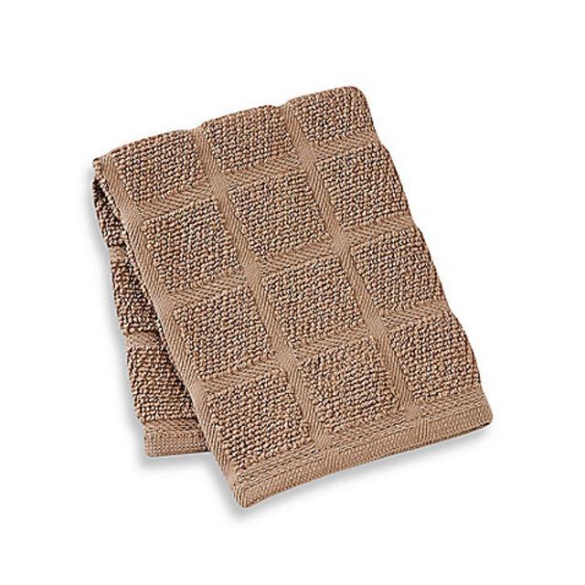 Kitchensmart® 13-Inch x 14-Inch Solid Dish Cloth in Mocha