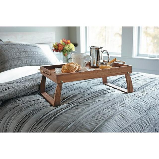 Acacia Bed Tray 23x15x8in - Threshold™