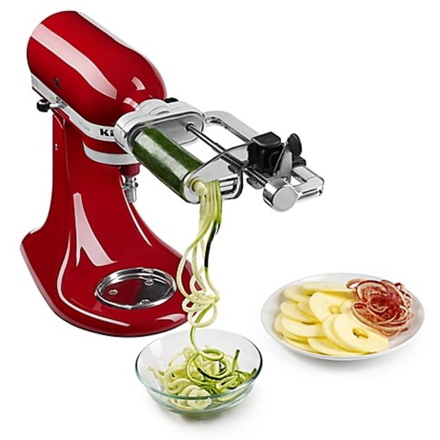 KitchenAid® Spiralizer Plus with Peel, Core, and Slice Stand Mixer Attachment-Silver