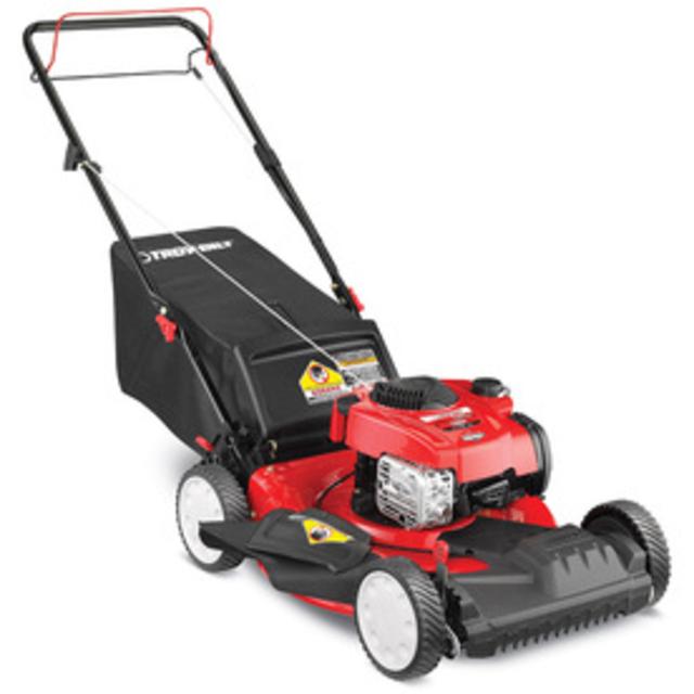 Troy-Bilt TB200 150cc 21-in Self-Propelled Front Wheel Drive 3-in-1 Gas Push Lawn Mower with Briggs & Stratton Engine and Mulching Capability