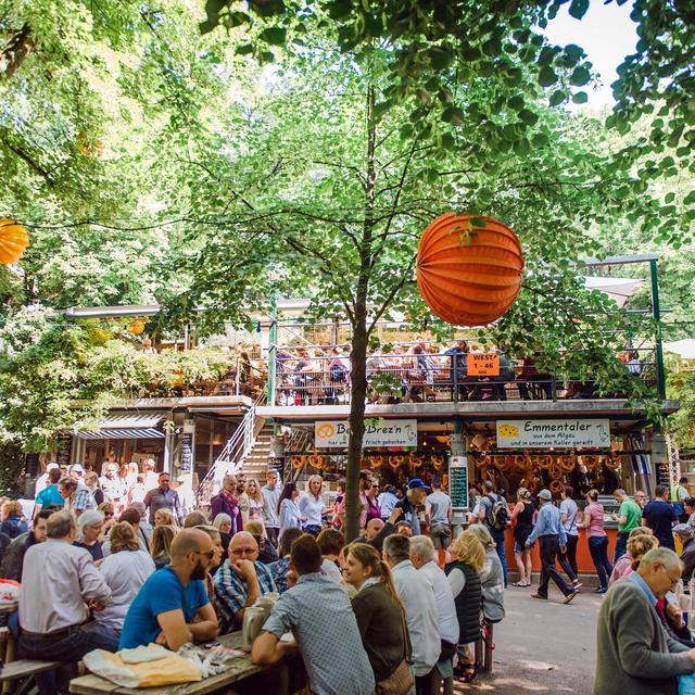 Ein Mass Bier am Berg
