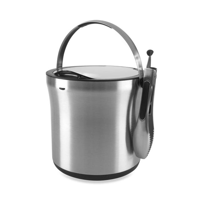 OXO SteeL® 4 qt. Ice Bucket and Tong Set