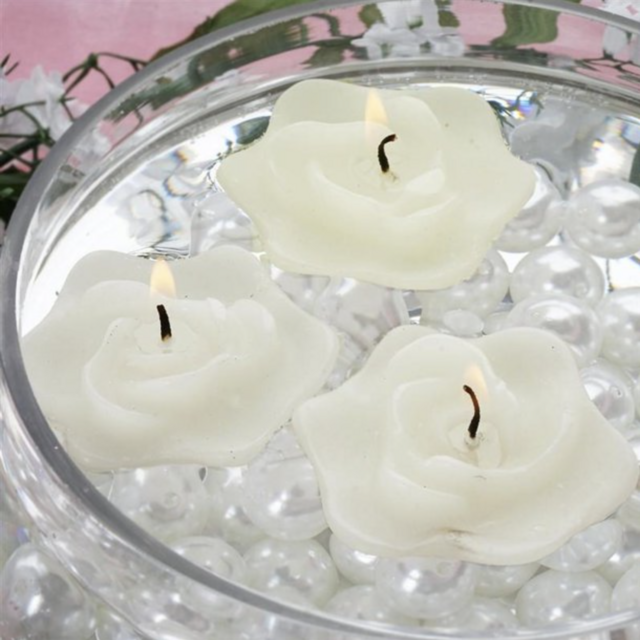 LED Floating Rose Candles