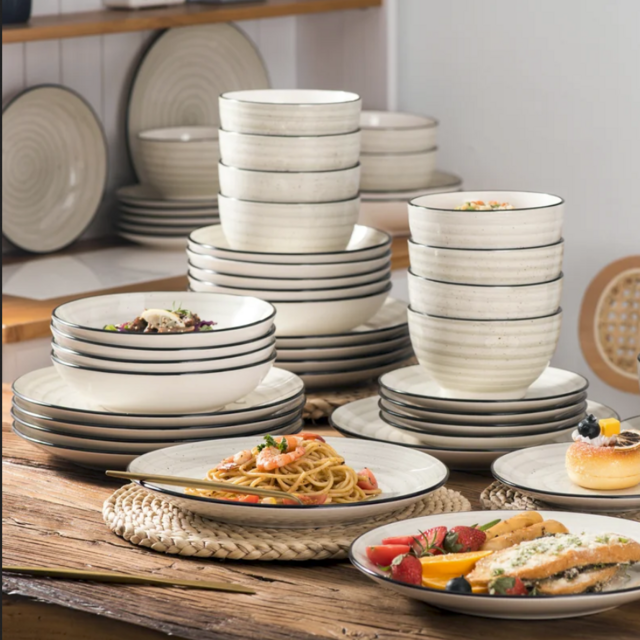 Stoneware Dinnerware - Service for 6