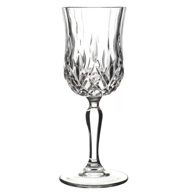 Crystal Wine Glasses, Set of 6