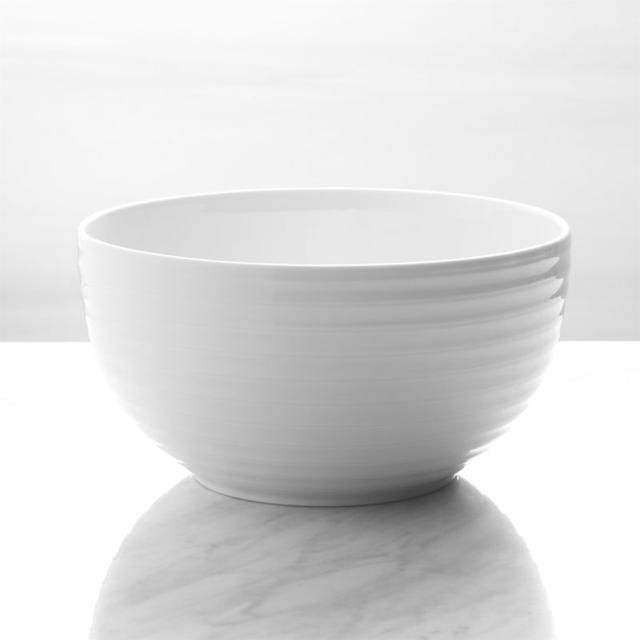 Roulette White Serving Bowl