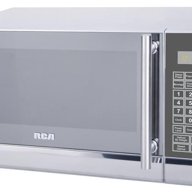 RCA RMW741 0.7 Cubic Foot Microwave, Stainless Steel Design