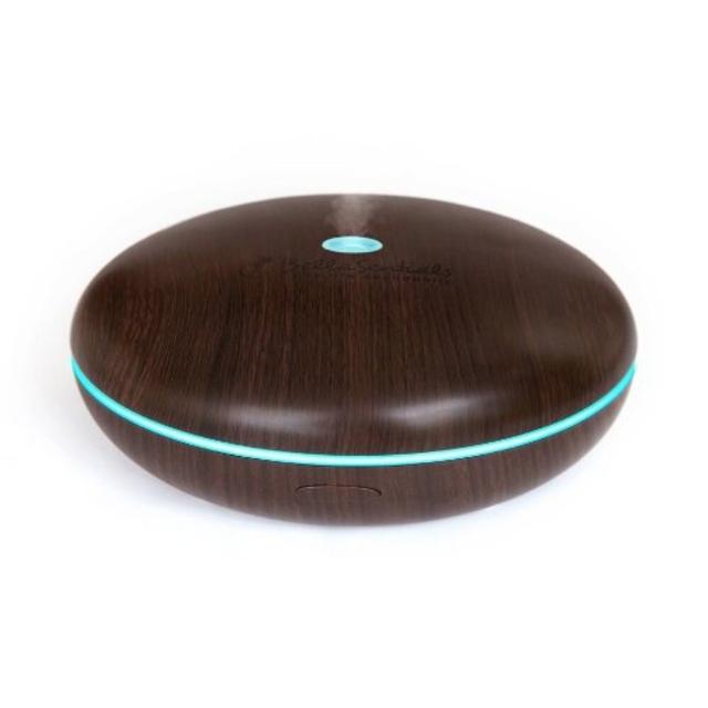 Essential Oil Diffuser Best Aromatherapy Humidifier 400ml Mist Aroma with Color Changing Lights for Home Accesories Dark Bamboo By Bellasentials
